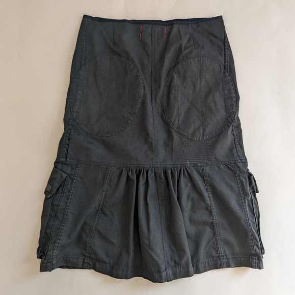 Mayer Peace Collection Utility Pencil Skirt Dark Green Grey Size S - Picture 3 of 10